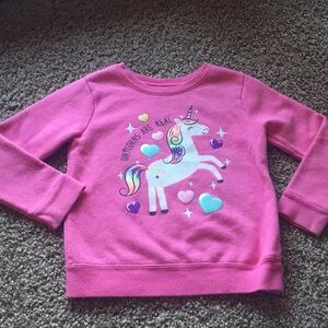 Garanimals Pink Long Sleeve Unicorn Sweater